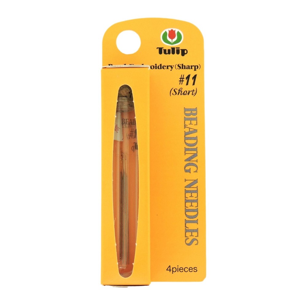 Tulip Beading Needles 4 Needles - Size 11 Short