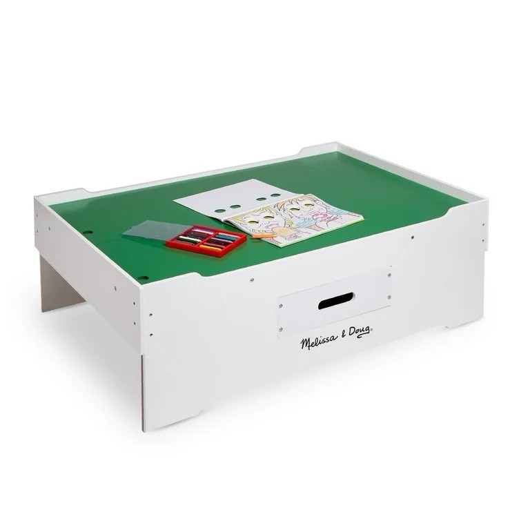 Melissa & Doug Kids Storage Multi Activity Play Table, Multicolor