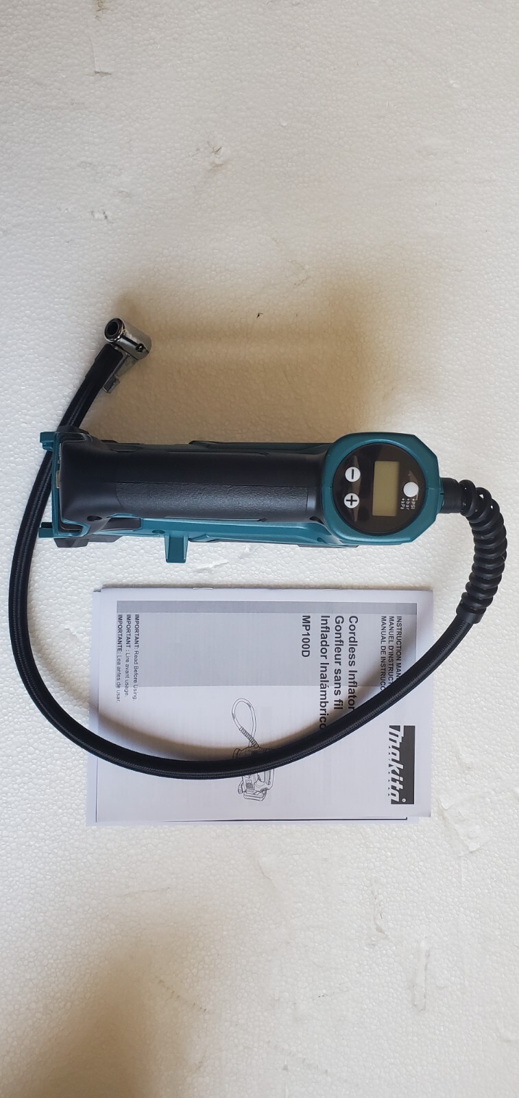 Makita MP100DZ 12V max CXT® Lithium-Ion Cordless Inflator, Bare Tool Only