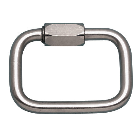 STAINLESS SQUARE QUICK LINK, 3/16", 316 SS