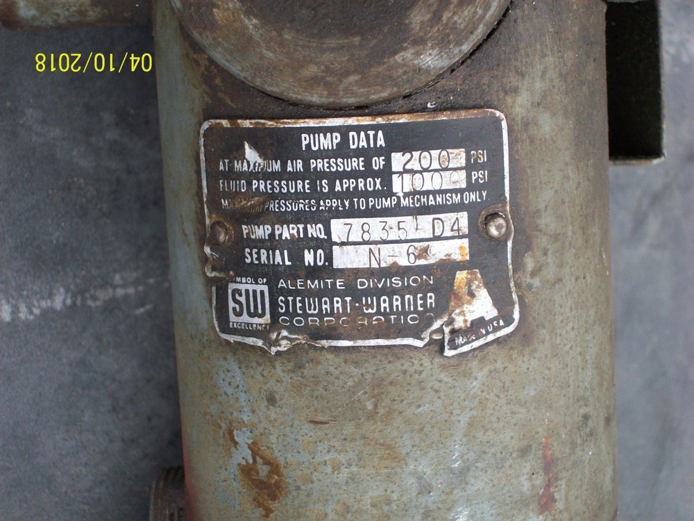 STEWART-WARNER PUMP 7835-D4