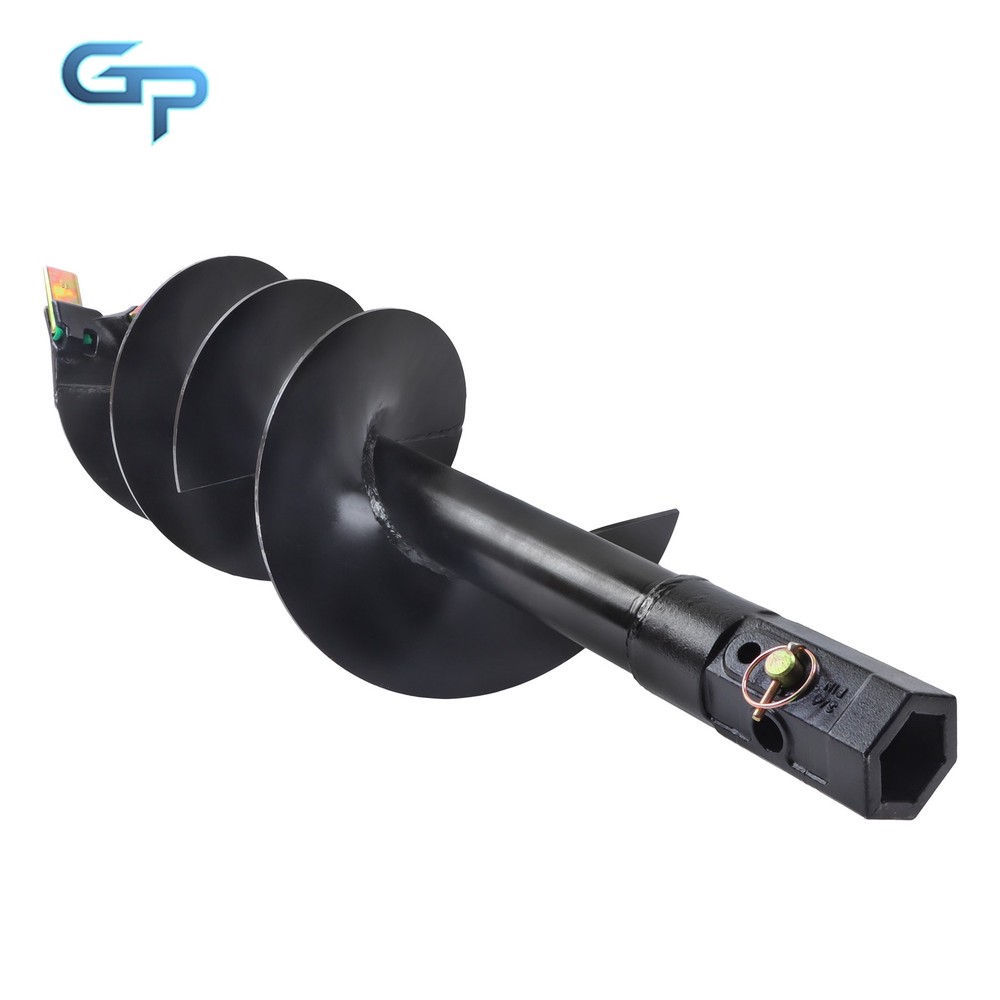 48" Length 12" Width Auger Bit for Loaders, 2" Hex Interface
