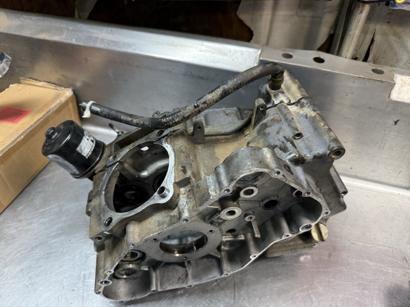 07 Arctic Cat 650 H1 OEM Engine Crankcase Motor Crank Cases Prowler XT 2006-2009