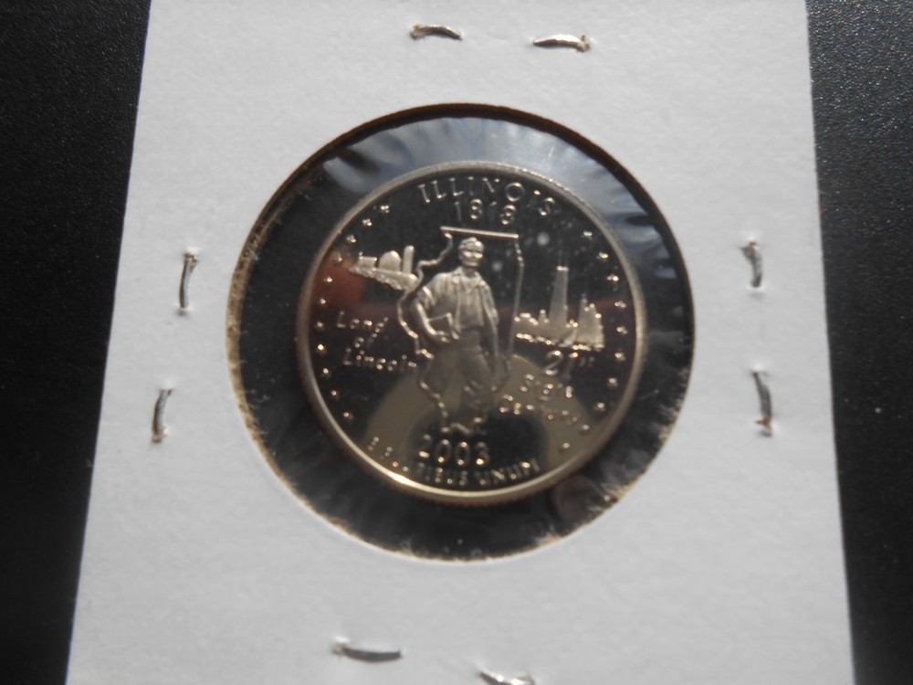 2003 S ILLINOIS: Proof DCAM. STATE QUARTER
