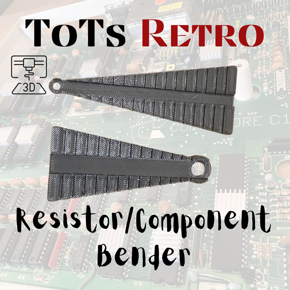 PCB Through Hole Component Lead Bender For Retro Vintage Computers
