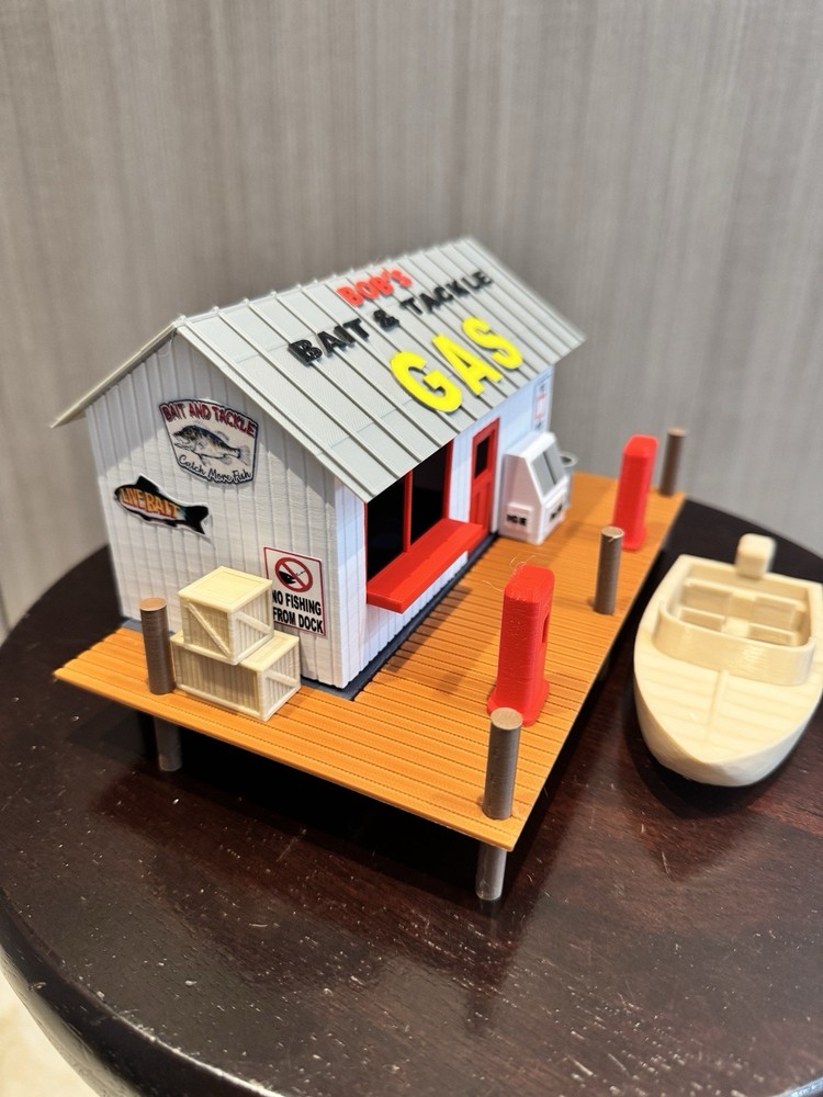 O Scale “Dockside Bait & Tackle”