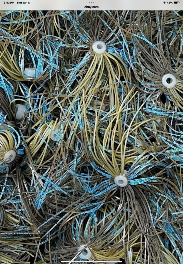 Umbrella Silicone Skirts,Magic Craw,50 Count