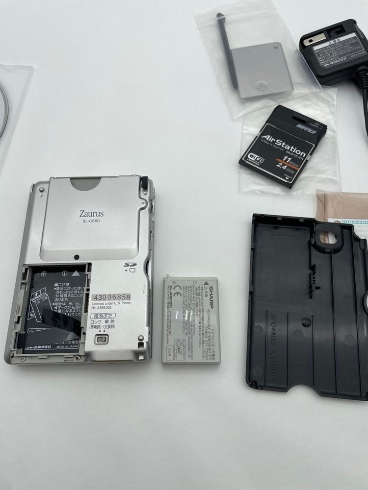 SHARP SL-C860 Zaurus Silver Electronic Dictionary used