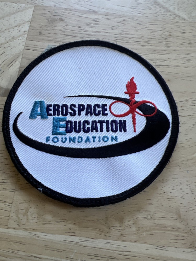 Aerospace Education Foundation Hook And Loop Patch