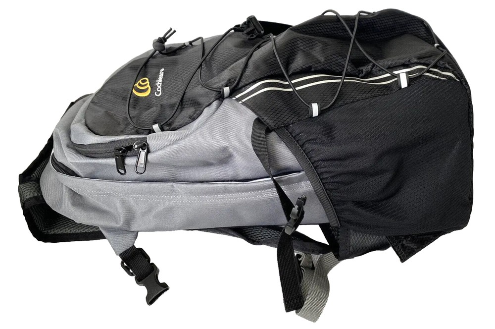 COCHLEAR Recipient Backpack Rucksack Grey Gray Black Bag P743078 24L