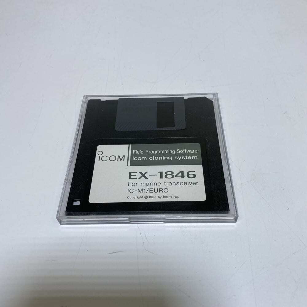 Icom EX-1846 Rev 1.0 Field Programming Cloning System for IC-M1 Floppy Disk VHF