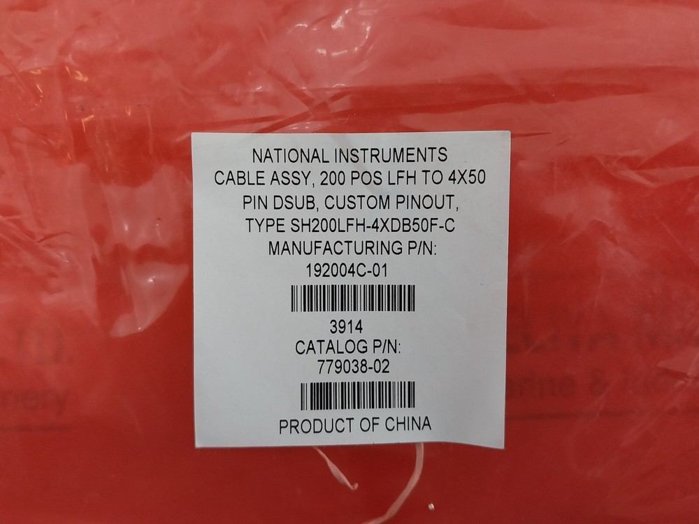 NATIONAL INSTRUMENTS SH200LFH-4XDB50F-C Cable Assembly 1-Meter