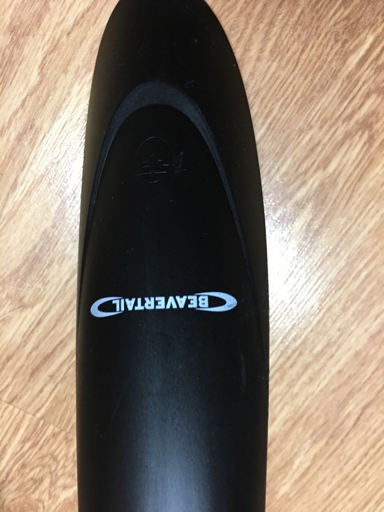 Beavertail Black Plastic Fender Set Bicycle 27”/22”