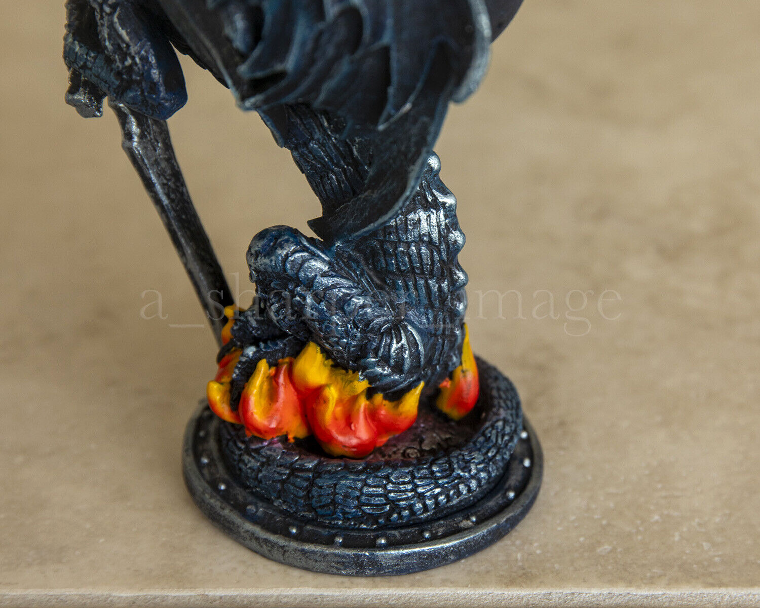 Fierce Guardian Dragon & Sword Wine Goblet 6.5" Tall 8 oz Gothic Fantasy Art!