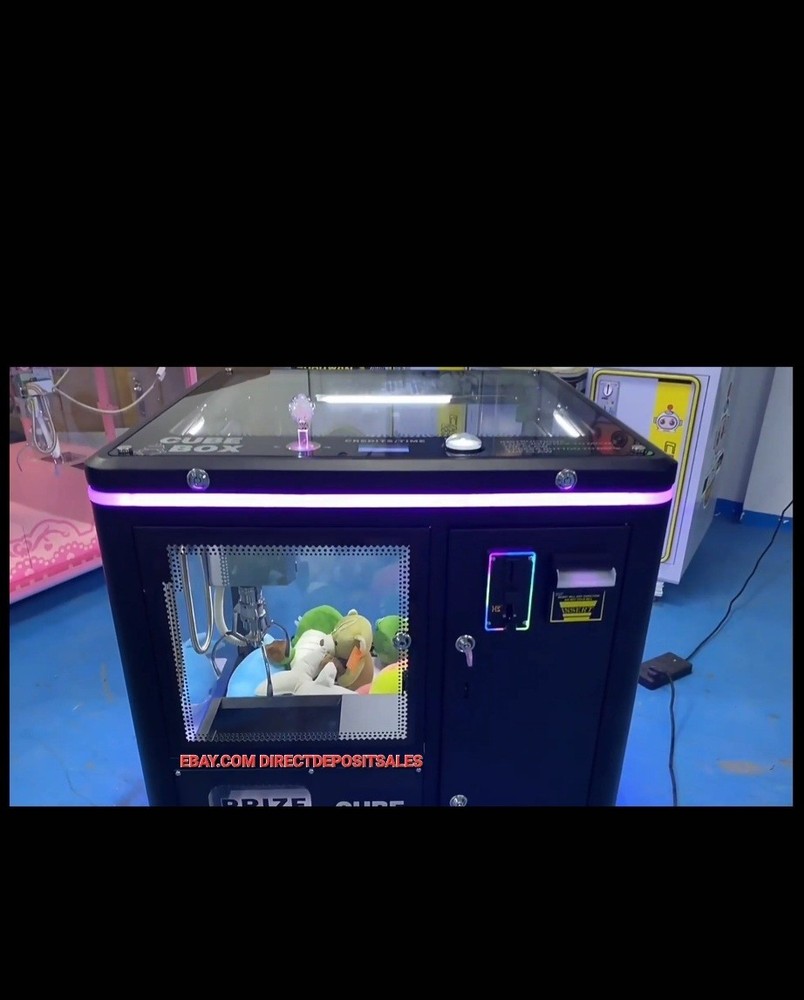 CUBE BOX Claw Machine Prize,Skill Redemption Vending Machine Arcade COIN-OP