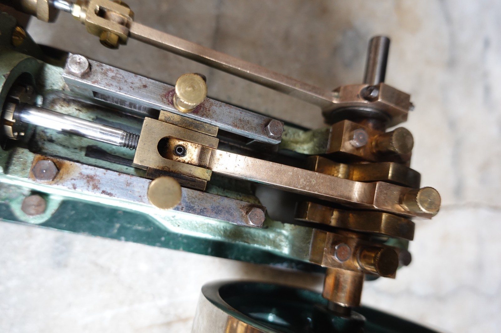 Antique RARE WORTHINGTON CENTER THROW LIVE STEAM ENGINE ADJUSTABLE VALVE 1882