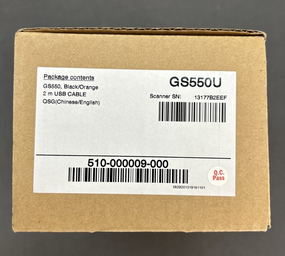 GoDex GS550U Laser Barcode Scanner New/Open Box