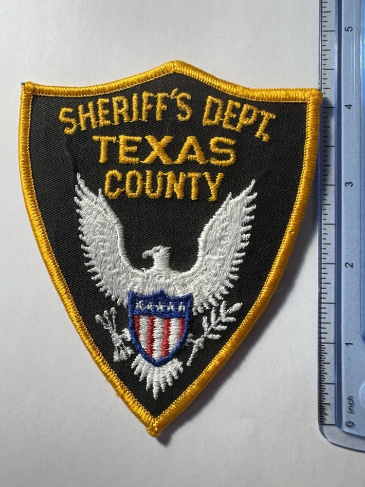 Texas County Sheriff Department Patch