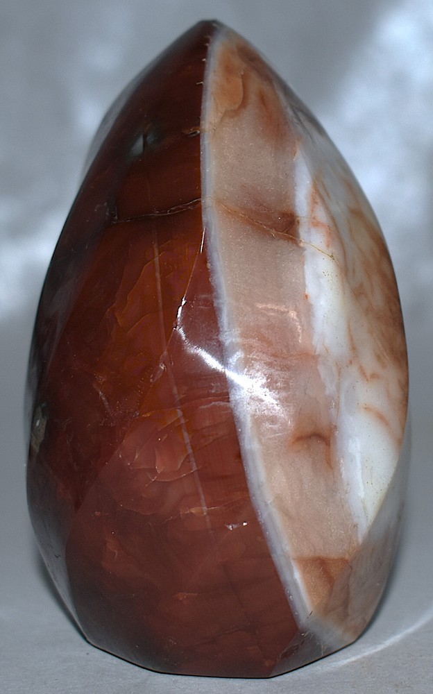 Beautiful Carnelian Flame 3.85"/591 Grams