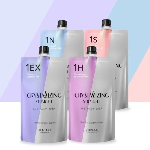 Shiseido Crystallizing Hair Straightener 1N + Neutralizer 400g & PROMOTION