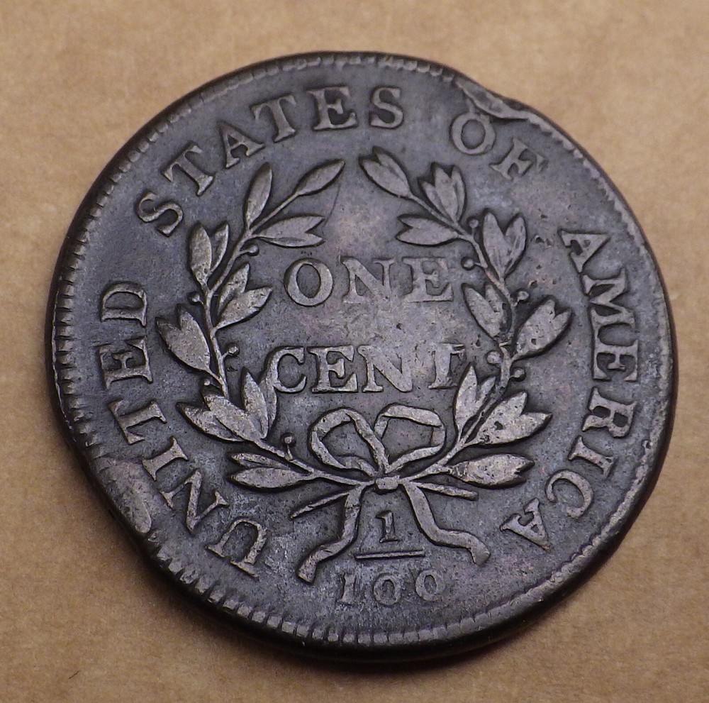 1802 draped Bust Large Cent, High Detail, Damaged