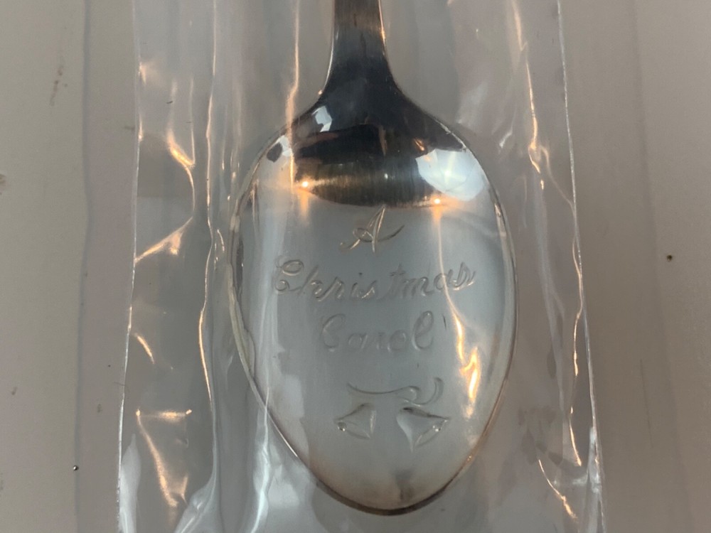 Reed and Barton Silverplate “A Christmas Carol” 1st Edition Spoon with Orig. Box
