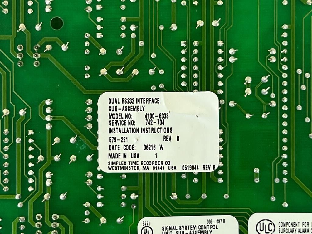 Simplex / RS232/2120 Modem Assy 4100 / 565-415 / 0002932