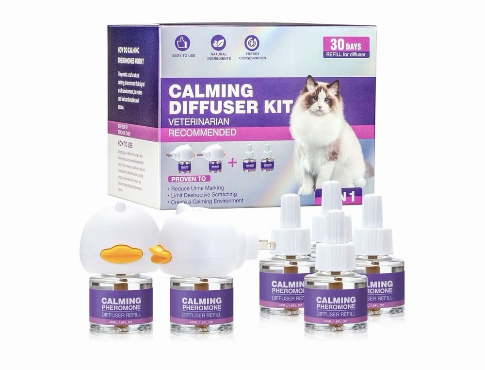 Cat Calming Pheromone Diffuser Effectively Relieve Anxiety Stress Cat Calming