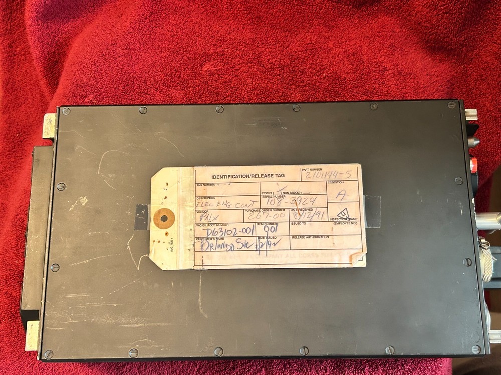 ALLIED SIGNAL ENGINE FUEL COMPUTER CONTROL P/N 2101144-5