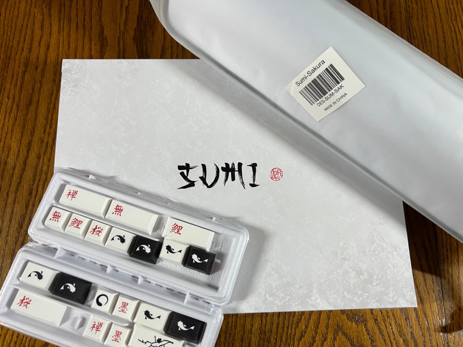 Authentic GMK Sumi Bundle (Base, Novelties, Sakura Mat, Torii) - Sealed