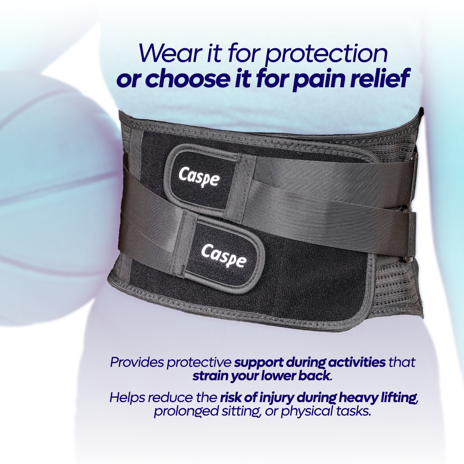 Adjustable Lower Back Brace Lumbar Support Waist Belt for Men Women Pain Relief