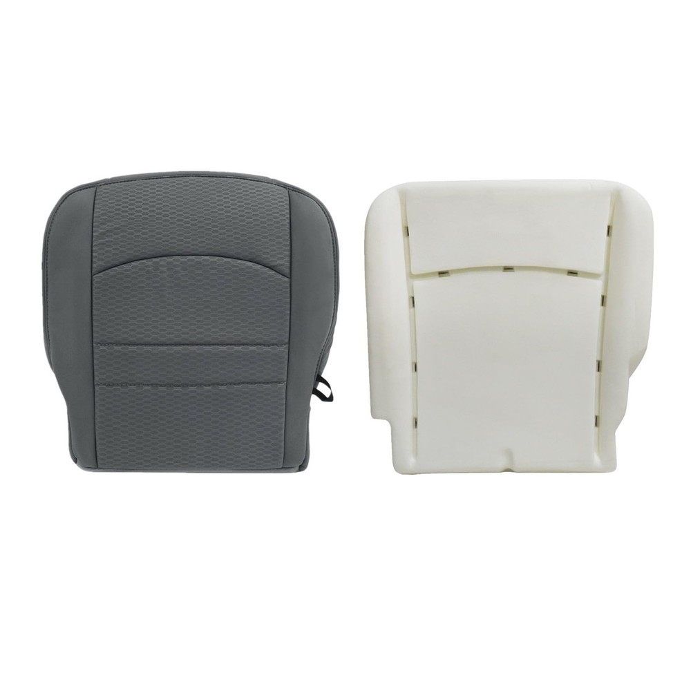Cloth Gray Driver Side Gray Driver Bottom & White Foam Driver Bottom & Foam