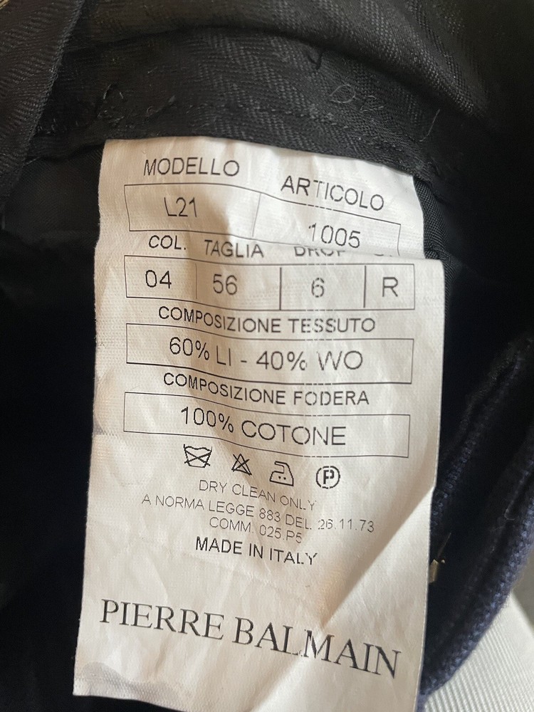 Pierre Balmain Men’s Navy Pants