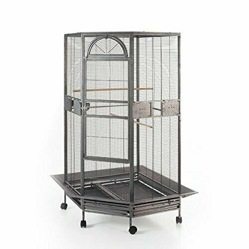 Seny Corner Bird Cage for Cockatiel Parakeet Budgies Parrot