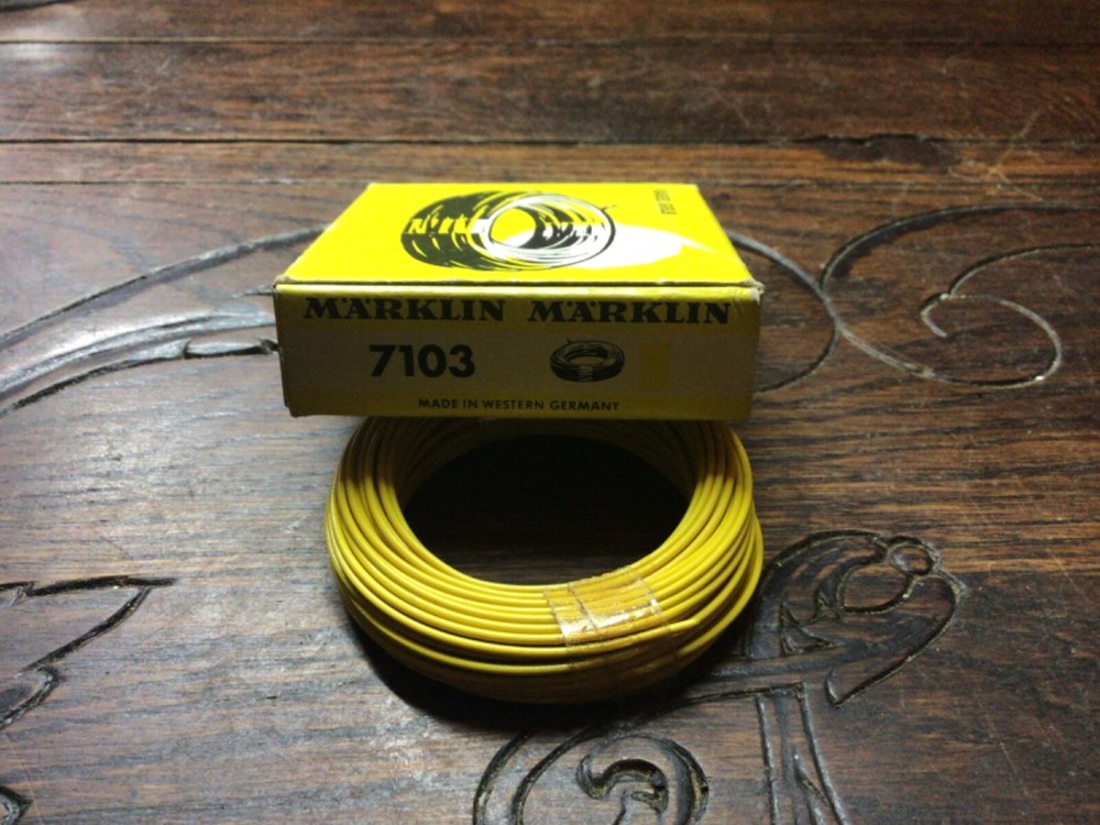 MARKLIN HO. REF 7103-YELLOW CABLE IN BOX NEW