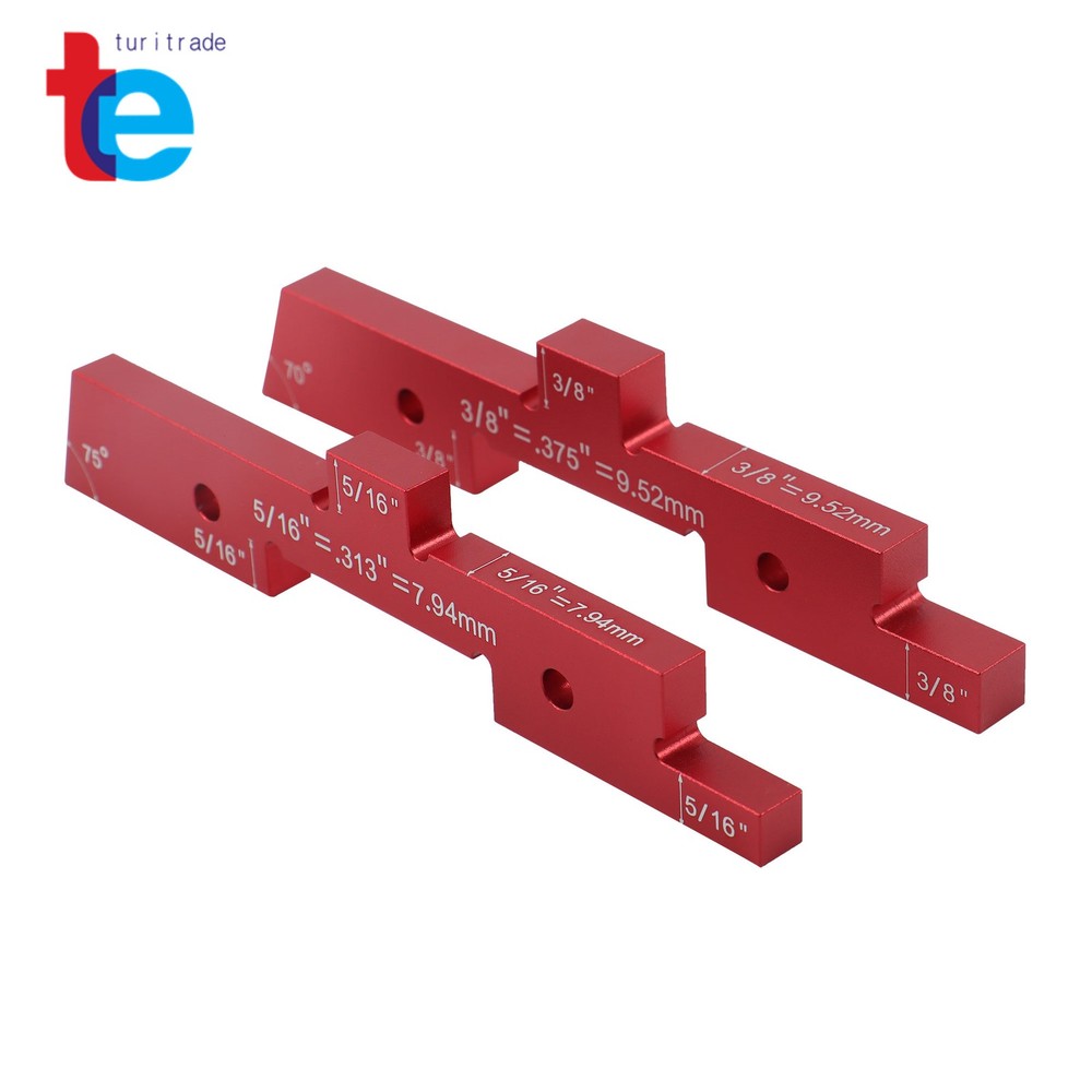 14 Pcs Aluminum Precision Router Table Setup Bars Setup Blocks Woodworking