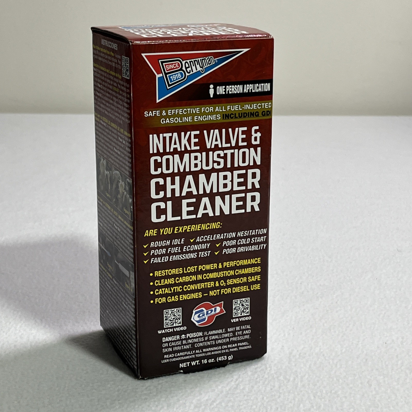 Berryman Products Intake Valve and Combustion Chamber Cleaner Spray Kit 2611