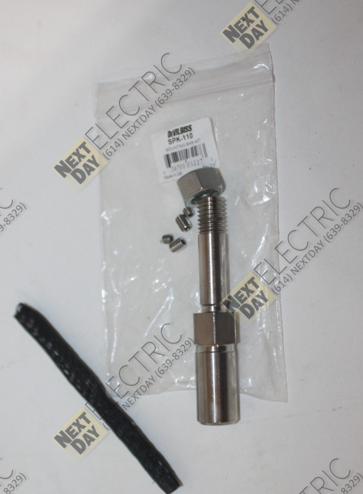 Devilbiss, SPK-110, DVX Automatic Mounting Bar and Mounting Bar Nut Binks
