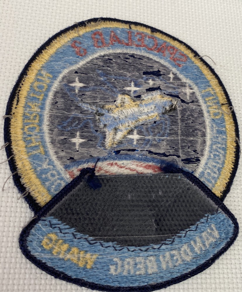 SHUTTLE CHALLENGER STS-51-B SPACELAB 3 jacket bag PATCH NASA ROCKET LAUNCH 5"