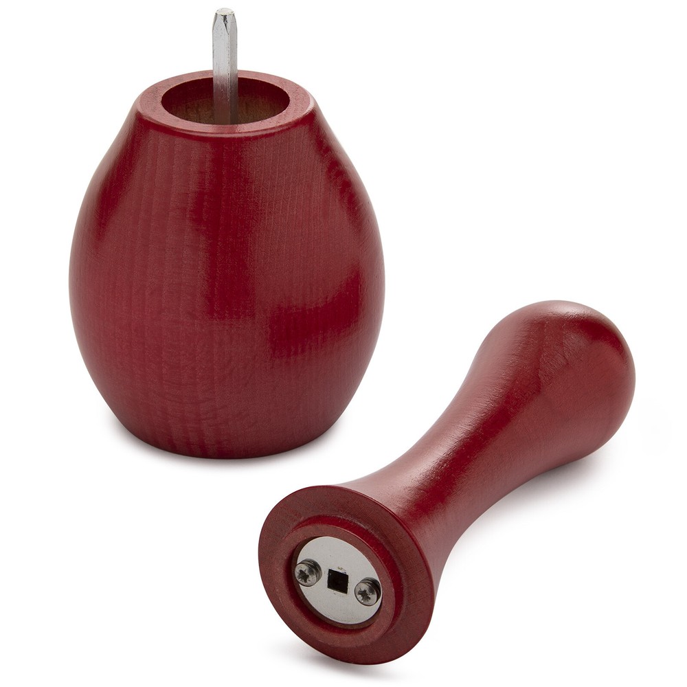 Maracas 9” Beechwood Spice Mill (Red)