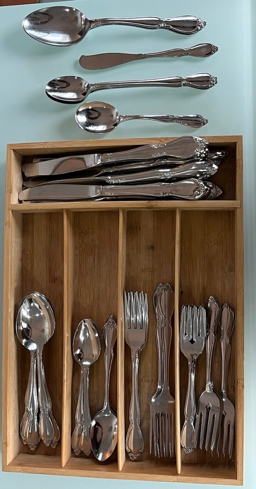 Oneida Community Chatelaine 49 piece Stainless Flatware Set *READ*