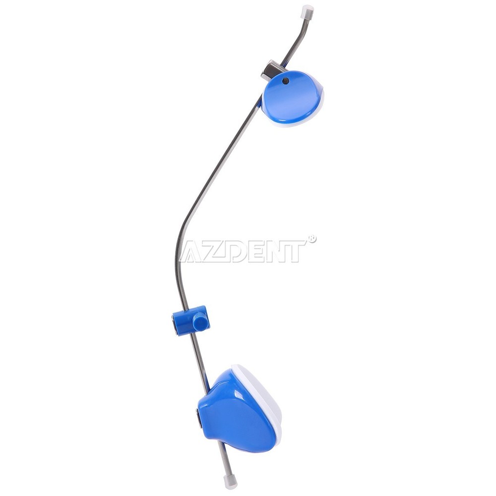 Dental Orthodontic Forward Pull Headgear Facemask Adjustable Position Bend Blue
