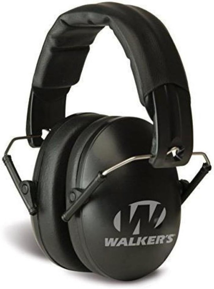Walker's Game Ear Low Profile Folding Muff, Black