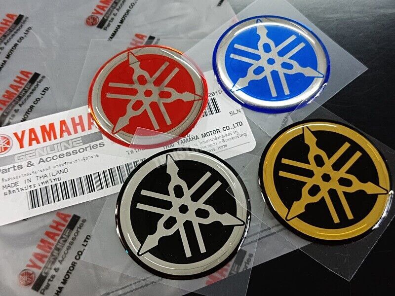 YAMAHA STICKER LOGO TUNING FORK DECAL EMBLEM 12-55 mm " ALL SIZE ALL COLOR