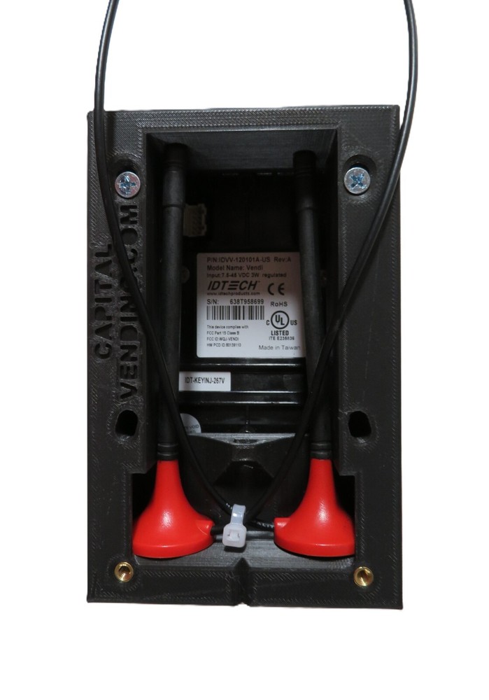 Card Reader Mask Mounting Kit for an Existing Validator – Flat Surface