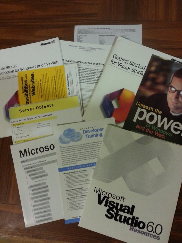Microsoft Visual Studio 6.0 6 Professional 659-00390 RETAIL Box