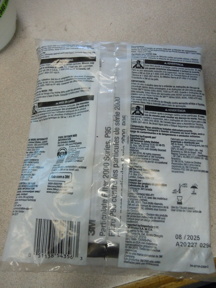 3M Particulate Filter P95 2071