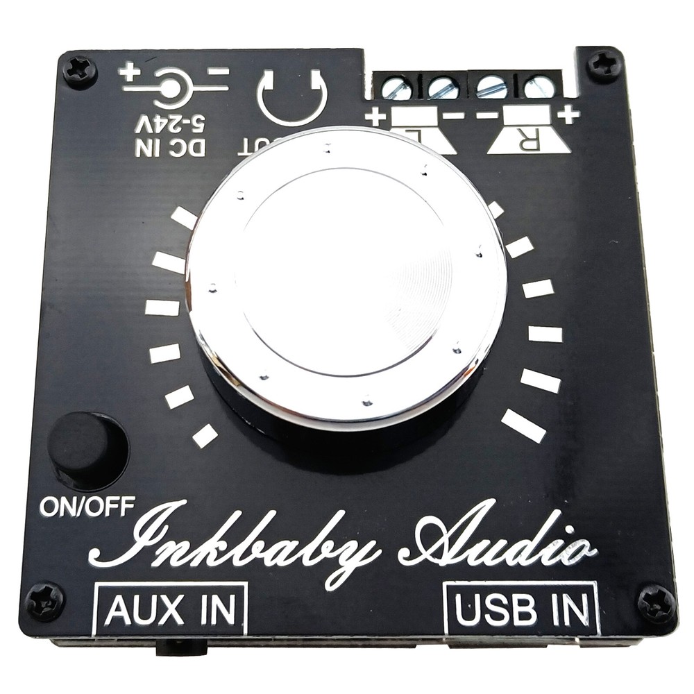 Digital Audio Amplifier Bluetooth Receiver USB AUX Input Board 2CH Stereo 30W