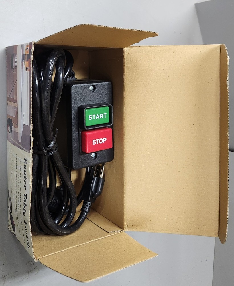 ROCKLER ROUTER TABLE SWITCH NEW OPEN BOX