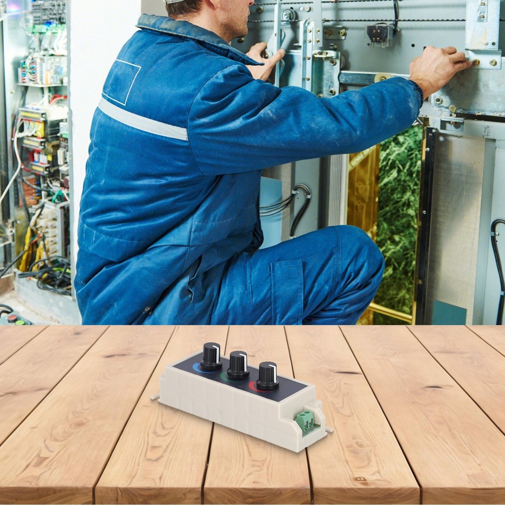 For RGB LED Dimmer Controller Manual Adjustment Knob Easy Installation